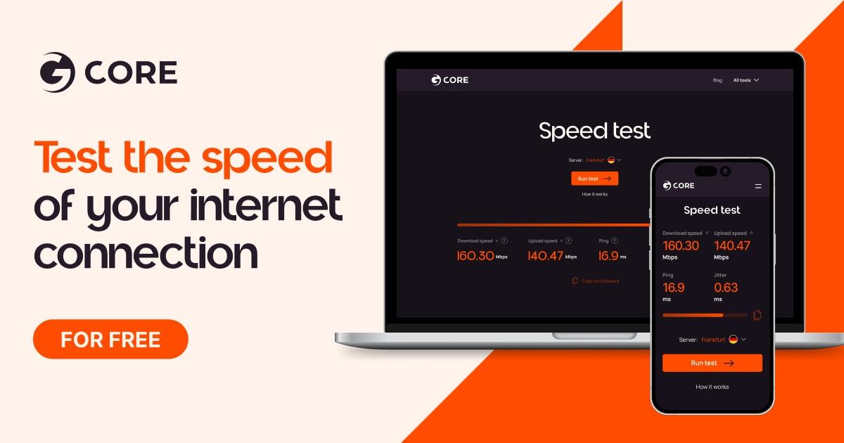 Test your internet speed – Free Speedtest by Gcore